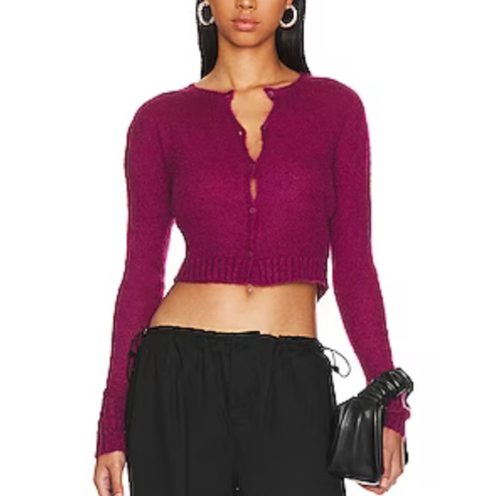 Danielle Guizio Mohair Cardigan